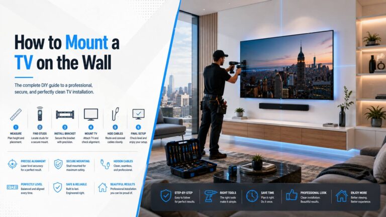How to Mount a TV on the Wall